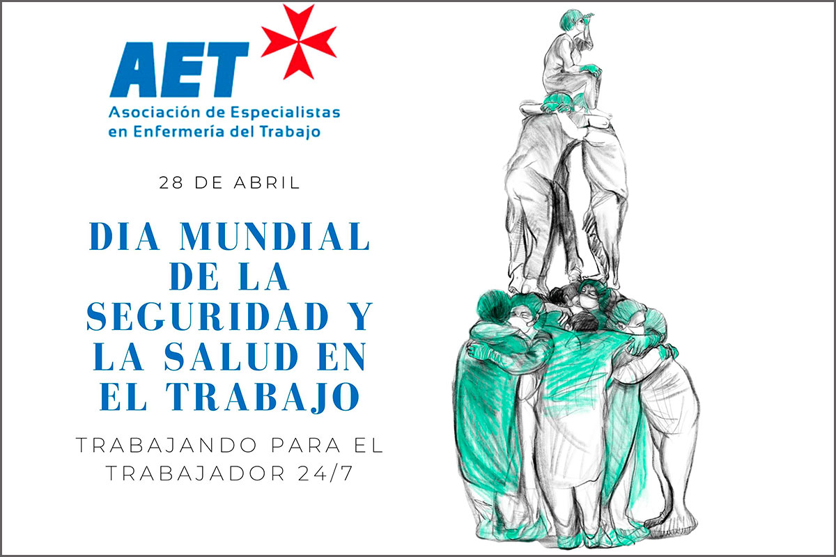 La Asociación de Especialistas en Enfermera del Trabajo (AET) quiere recordar a la profesión que su objetivo es velar por la salud y seguridad en el trabajo de todos los profesionales de la enfermera.